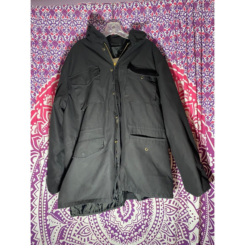 M65 Rothco Field Jacket Black Size Large Gem